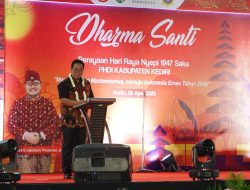 Peringati Nyepi 1947 Saka, Pemkab Kediri Tegaskan Komitmen Menuju Indonesia Emas 2045