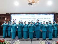 Ketua TP PKK Kabupaten Lamongan Dikukuhkan