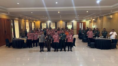 Pastikan Keamanan Jelang May Day, Pemkab Mojokerto Rapat Koordinasi Pembinaan Wilayah