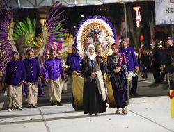 Bawakan Tampilan Dewi Kilisuci, Kota Kediri Jadi Salah Satu Performa Terbaik Non Ranking Pada Karnaval Budaya ‘Light Culture Parade’