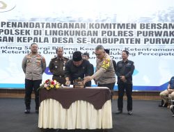 Jamin Keamanan Pembangunan Desa Pemdes dan Kepolisian tandatangani MoU Komitmen strategis