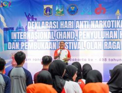 Wali Kota Buka Deklarasi HANI dan Festival Olahraga Rakyat di GOR Johar Baru