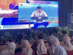 Peluncuran 80.000 Kopdeskel Merah Putuh oleh Presiden RI, Bupati Malang saksikan Secara Daring di Kopdes Merah Putih Desa Randugading