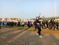 Meriahkan Hari Jadi ke-457, ASN se-Kabupaten Madiun Ikuti Senam Jurus Kampung Pesilat Bersama PERWOSI dan Perlombaan