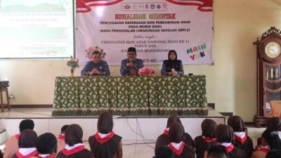 Cegah Kekerasan dan Perkawinan Anak, Pemkab Bojonegoro Turun ke Sekolah Transfer Pengetahuan tentang Hak-hak Anak