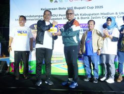 Turnamen Volleyball Bupati Cup 2025 Resmi Dibuka, Momentum Semarak Hari Jadi ke-457 Kabupaten Madiun
