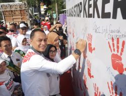 Peringati Hari Anak Nasional, Pemkot Surabaya Ajak Ratusan Anak Senam Ceria hingga Panen di Kebun