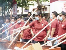 Dukung Penerimaan Negara, Pemkab Lamongan Musnahkan Barang Kena Cukai Ilegal