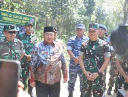 Bupati Jombang Warsubi Mendampingi Tim Wasev TMMD KE-125 Tinjau Langsung Progres TMMD di Jombang