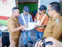 Bupati dan Wakil Bupati Gresik, Tinjau Progres Pembangunan UPT Pasar Sidayu