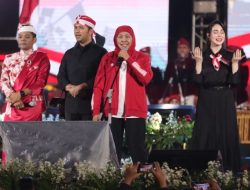 Gubernur Khofifah dan warga Jatim Berbagi Keceriaan di Pesta Rakyat Kemerdekaan ke-80 RI