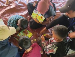 Relawan Pendidikan Sukma Bangsa Dan Fisipol UGM Dampingi Anak Terdampak Bencana Di Aceh
