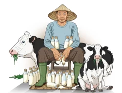 Harga Belum Ideal, Produksi Susu di Kediri Masih Jauh dari Kebutuhan