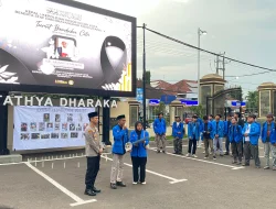 Puluhan Mahasiswa Gelar Aksi Solidaritas Kasus Arianto Tawakal di Polres Kediri Kota, Ini Tuntutannya