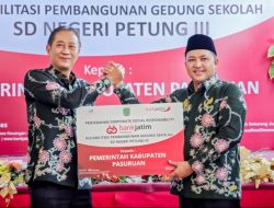 Rehab SDN Petung III Pasrepan Rampung. Bupati Mas Rusdi : Terima Kasih Bank Jatim