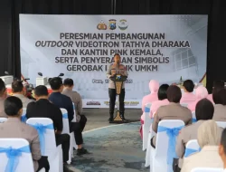 Resmikan Fasilitas Baru, Polres Kediri Lengkapi Videotron hingga Gerobak Listrik UMKM