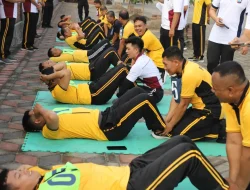 TKJ Ceria, Personel Polres Kediri Jalani Uji Kesamaptaan