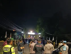 Polisi Lakukan Penyekatan di Perbatasan Kediri-Tulungagung untuk Mengantisipasi Rombongan Konvoi Luar Daerah