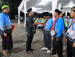 Berangkatkan 376 Jamaah Haji Kloter 46, Bupati Yani Berpesan untuk Fokus Ibadah dan Jaga Kesehatan