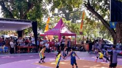 Perbasi Kediri Gelar Turnamen 3×3 di Lereng Kelud, Ratusan Atlet Muda Antusias Ikut Bertanding