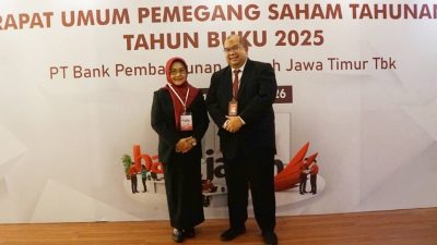Bupati Magetan Hadiri Rapat Umum Pemegang Saham Tahunan Bank Jatim Tahun Buku 2025