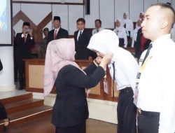 Bupati Magetan Hadiri Penutupan Pelatihan Dasar CPNS Golongan III Angkatan XL dan XLI th 2026 Lingkup Pemerintah Kabupaten Magetan