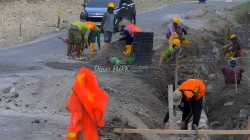 Perbaikan Jalan Gondangkulon–Ngluyu Dimulai, Pengendara Diminta Waspada