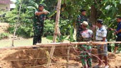 Tekankan Kualitas, Dandim Tinjau Progres Jembatan Perintis