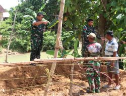 Tekankan Kualitas, Dandim Tinjau Progres Jembatan Perintis