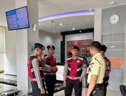 Patroli Kota Presisi, Sat Samapta Polres Kediri Perkuat Pengamanan Area Publik di Pare