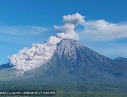 PVMBG Intensifkan Pemantauan Aktivitas Gunung Semeru, Masyarakat Diimbau Tetap Waspada