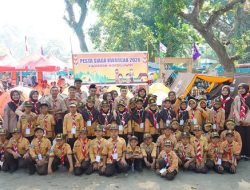 Kak Cicha Buka Pesta Siaga Pramuka Tingkat Daerah yang Diikuti oleh Ratusan Peserta di Taman Wisata Ubalan