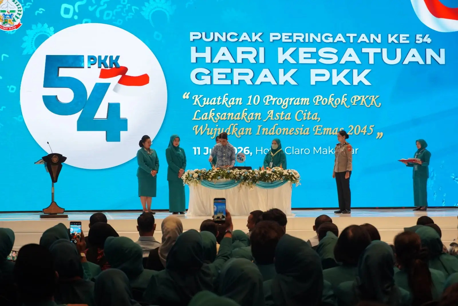 PKK Kabupaten Kediri Bawa Semangat HKG Nasional untuk Penguatan Keluarga