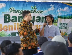 Mas Dhito Bantu Petani 200 Ton Benih Jagung Hingga Kepastian Harga Pasca Panen